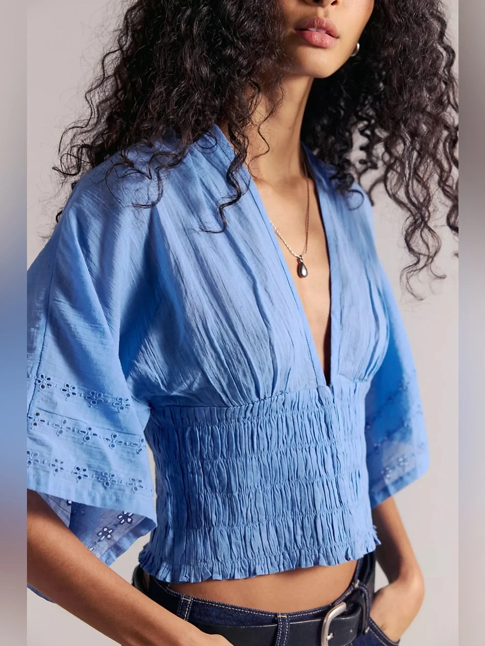 NWT! FP Free People Ester Blouse Sz Medium